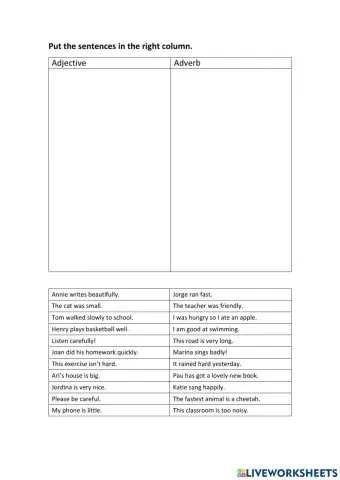 Adverb or Adjective?