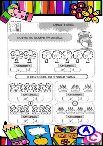 Multiplicación, tantas veces tanto