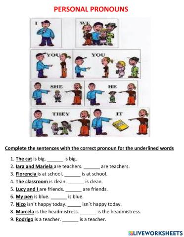Personal Pronouns