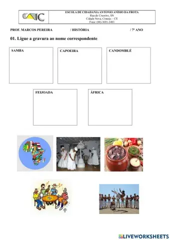 Povos e culturas africanas: malineses, bantos e iorubás