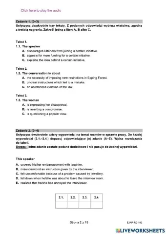 CKE matura próbna rozszerzona 2021 zad 1-8