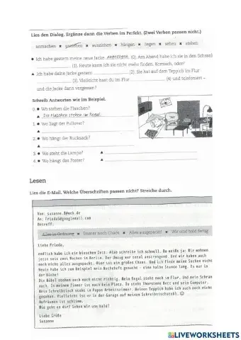 Beste Freunde Lektion 19. Klassenarbeit