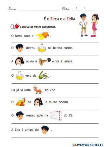 Z - a zélia e o zeca