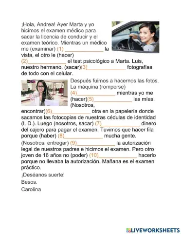 En la oficina de movilidad y transportes