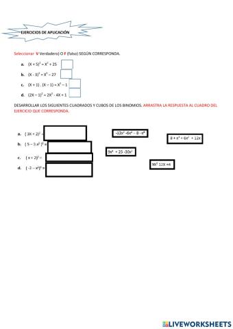 Ejercicio polionomios