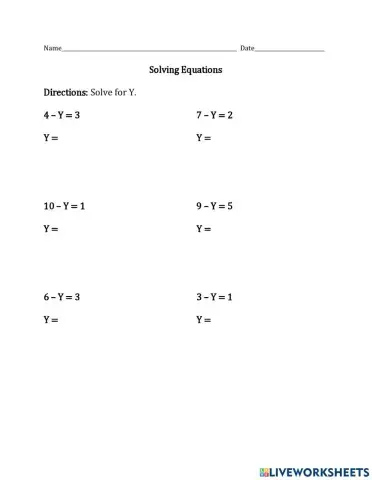 Algebraic Subtraction