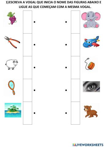 Treinando vogais e ÃO