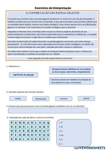 Interpretação de Texto