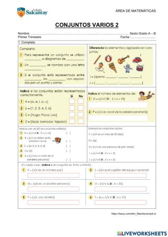 Conjuntos Varios 2