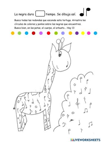 La negra - Figura musical