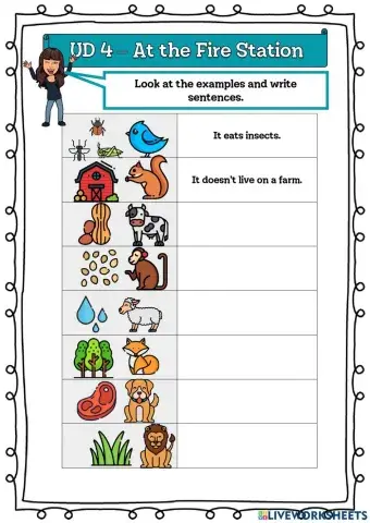 4º UD 4 - At the Fire Station 8ª Ficha