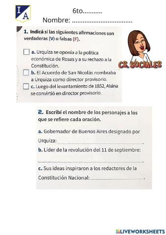El proyecto de la Constitución Nacional