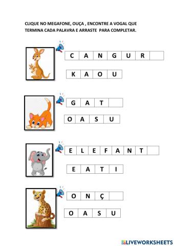 Alfabetização letra final