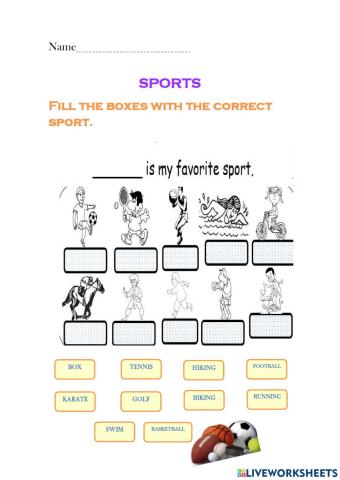 Learning sports