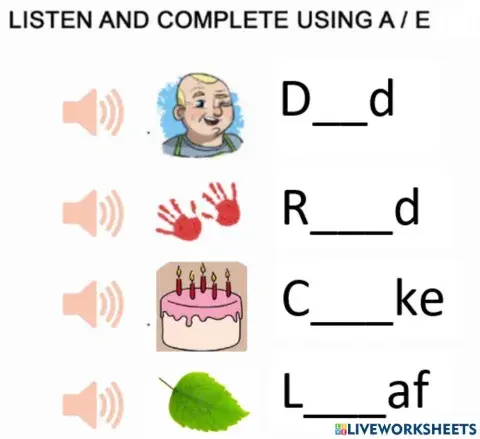 Short and long Aa,Ee