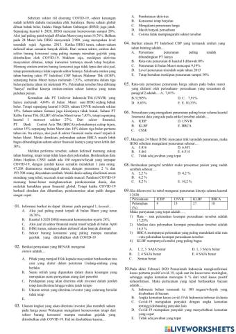 Soal latihan PU mp cinere