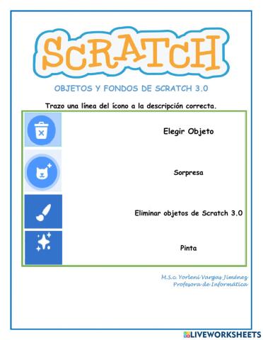 Objetos y Fondos de Scratch