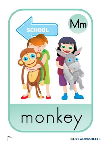 Β δημοτικού-Letter Mm