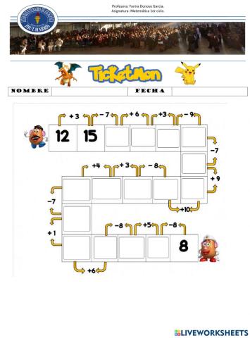 ticket de entrada 3, 3erobásico