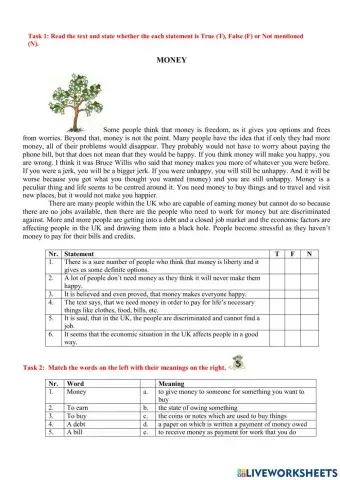 Money-english reading