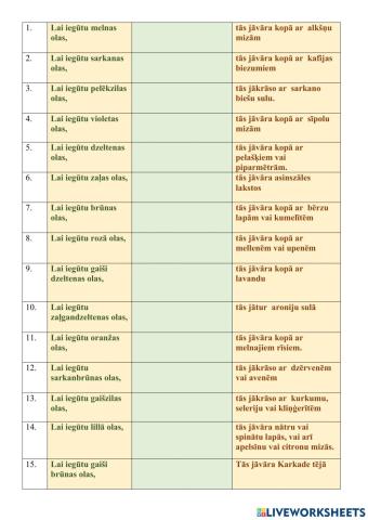 Teksta savietošanas uzdevums