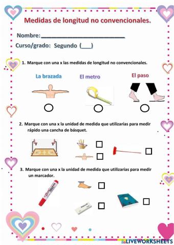 Medidas de longitud no convencionales 2