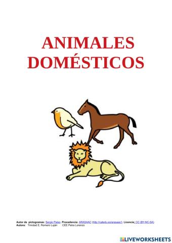 Animales domésticos