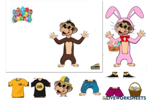 Happy Easter Escola Language