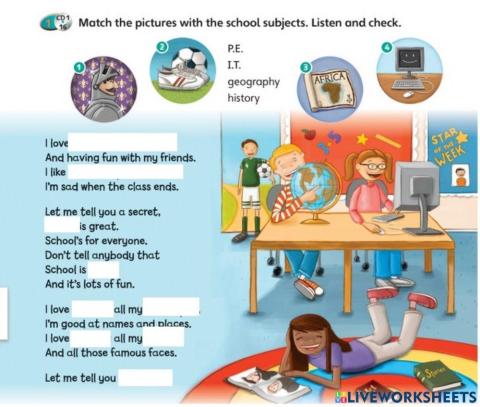 Our school song - Super minds 3