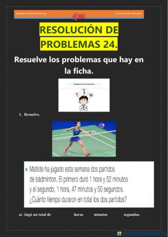 Resolución de problema 24.