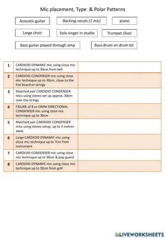 Nat 5 Mic Techniques