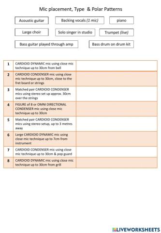 Nat 5 Mic Techniques