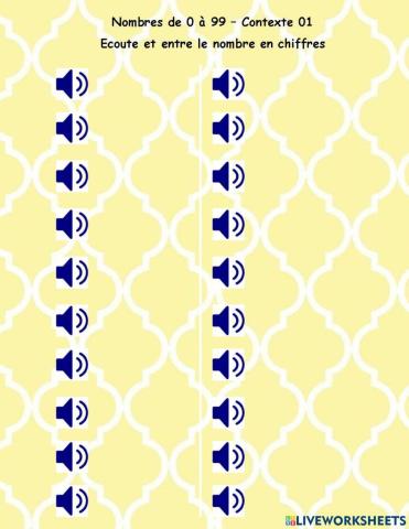 Nombres 0-99 - L - Contexte 01