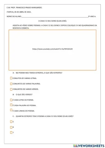 Alfabetização 2º ano