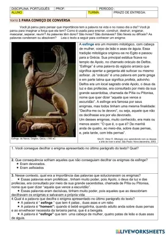 8º PORTUGUÊS - abril 2.1