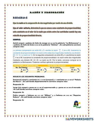 Razón y proporción