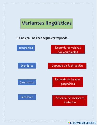 Variantes linguísticas