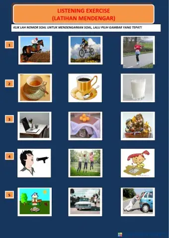 Listening exercise grade 2 sem 2