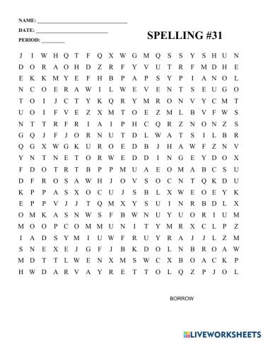 Word search -31