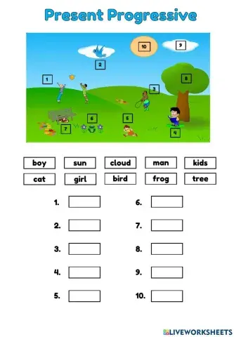 Listening and Present Progressive