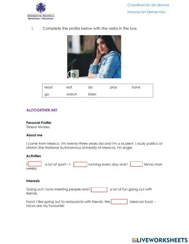 Profile - Simple Present (I)