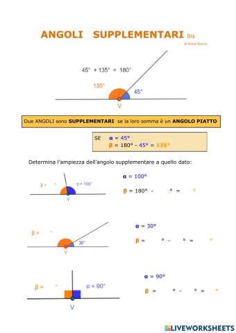 Angoli supplementari bis