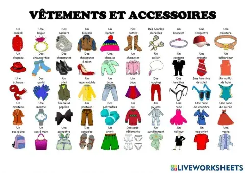 Vêtements et accessoires
