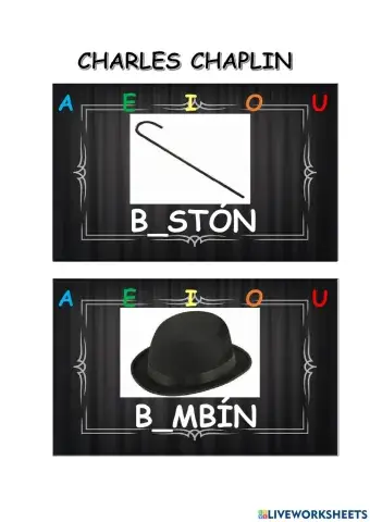 Lectoescritura Chaplin