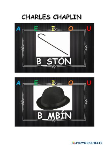 Lectoescritura Chaplin