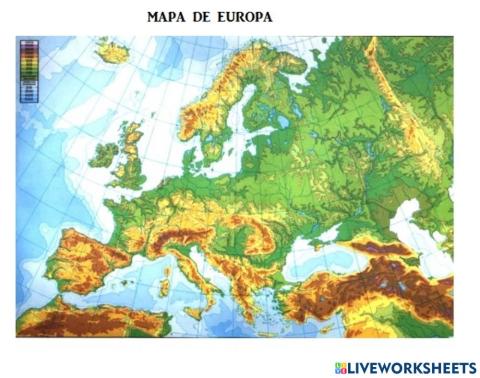 Europa  paisaje y continentes 1
