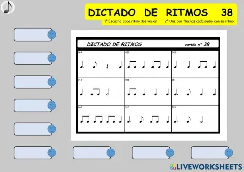 DICTADO DE RITMOS 38