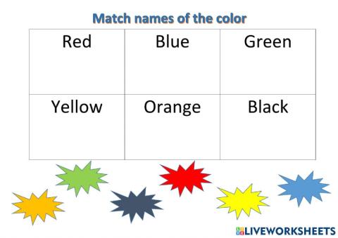 Colors and color names