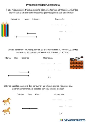 Proporcionalidad compuesta