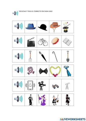 Escucha y toca el correcto